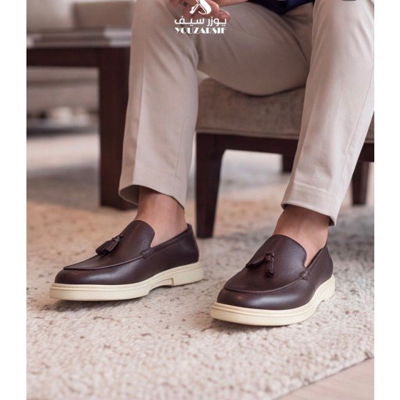 Brown Tassel Loafer
